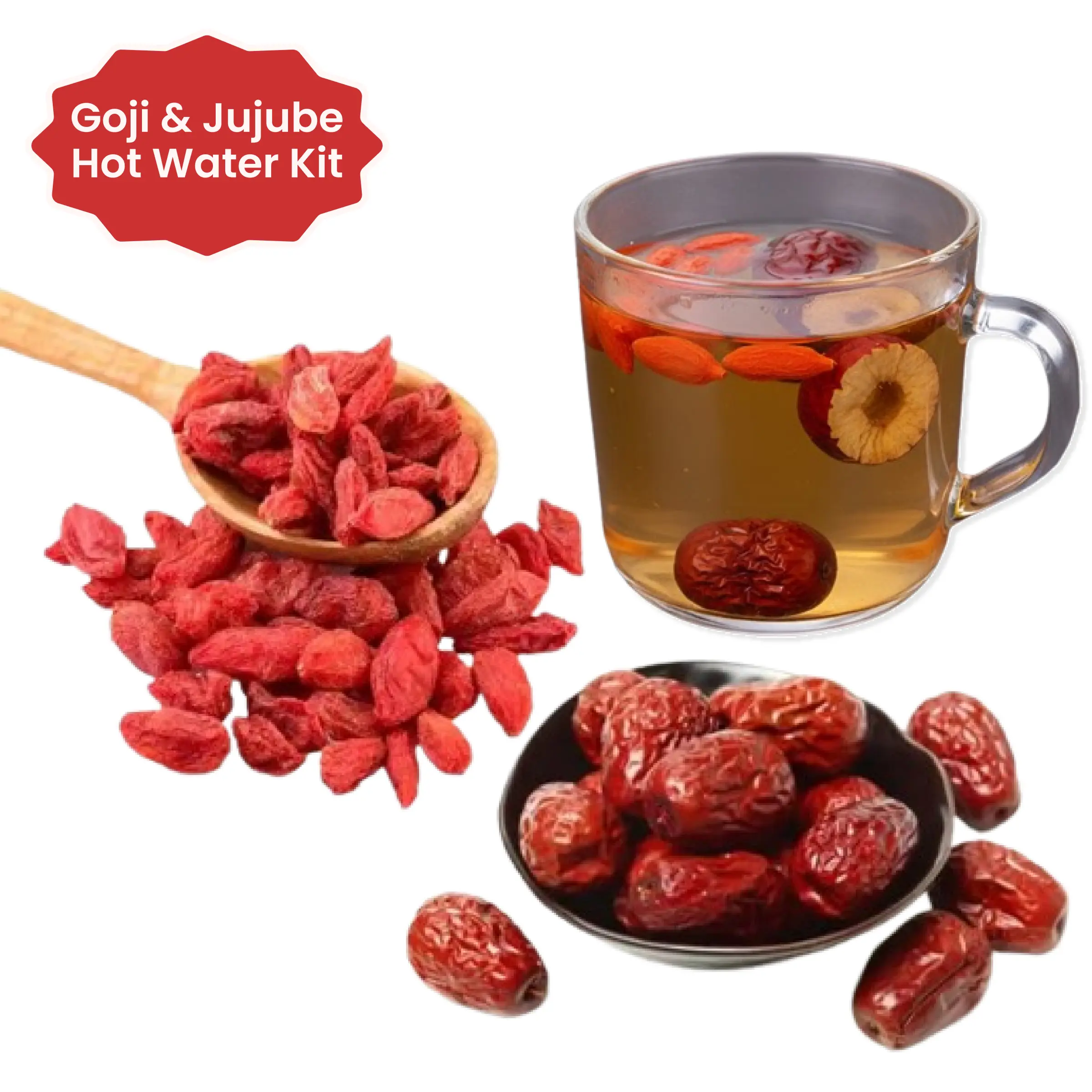 Traditional Natural Nourishing Tea Wellness Kit - Chinese Dried Food Blend with Goji Berries, Red Dates Herbal Beverage Traditional Natural Nourishing Tea Wellness Kit - Chinese Dried Food Blend with Goji Berries, Red Dates Herbal Beverage