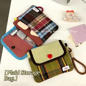 Multifunctional storage bag, portable sanitary napkin storage bag, cosmetic bag, suitable for living room, bedroom, bathroom home storage, makeup storage bag, Makeup Organizer Pouch, Handheld Cosmetic Pouch