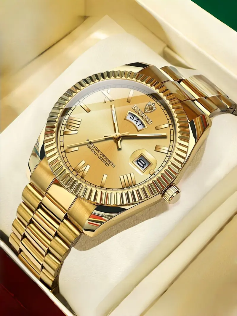 rolex watch men gold - TikTok Shop