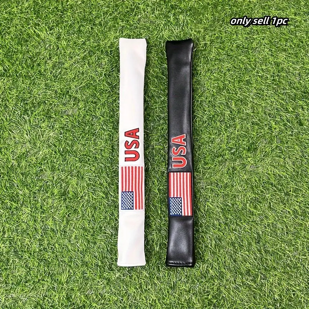 Golf Putting Rod Cover, American Flag Design Golf Putter Head Cover, Durable Golf Club Putter Head Cover, Golf Equipment, Golf Accessories, Golf Gear, Golf Supply for Most Standard Rods
