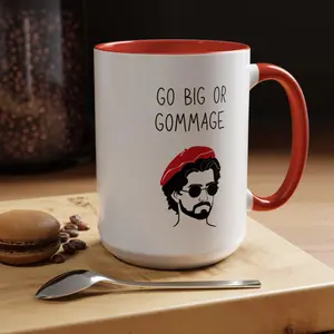 Gaming Mug - Go Big or Gommage Expedition 33 Clair Obscure Coffee Mug, Expedition 33 Mug, GOTY 2025 Coffee Cup (11oz, 15oz) Gamer Gift, Gifts for Him, Taste Democracy, Gift for Fans