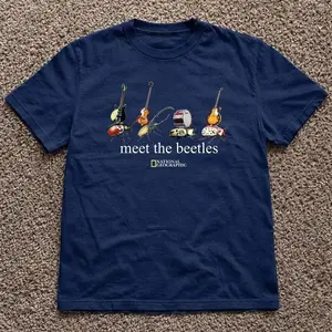 [Sale off up to 50%] National Geographic Meet The Beetles cotton t-shirt