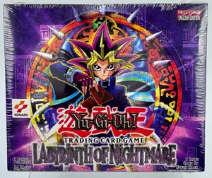 YuGiOh! Labyrinth of Nightmare English Booster Box - 24 Pack per Box, 1 Rare Card in Every Pack