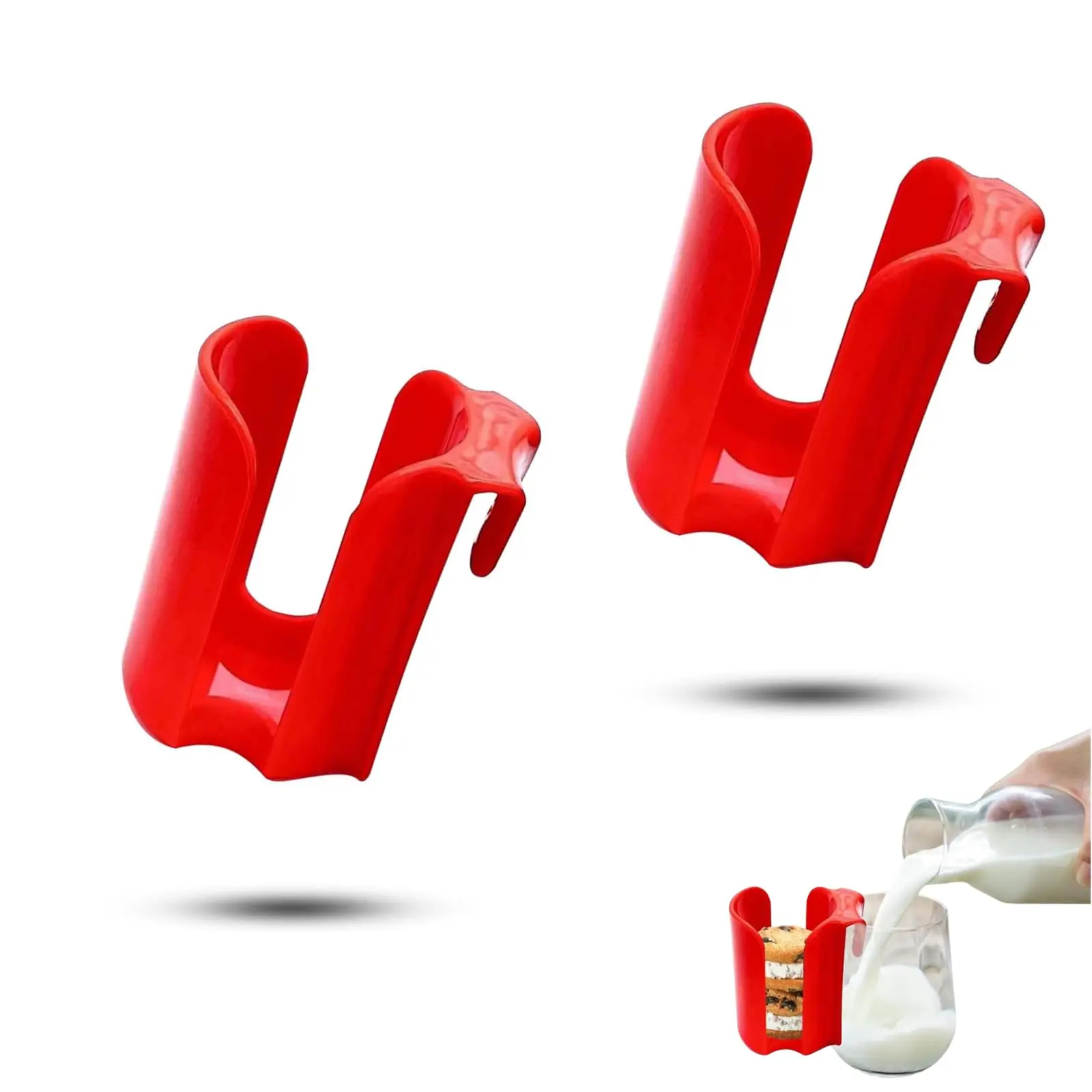 2 Creative Cup Cookie Holder And Organizer - Plastic Container For Cookies Candies