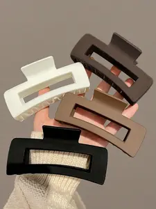 4pcs-1pc-Women-Black-White-Brown-4-33in-11cm-Square-Plastic-Large-Hair-Clips-Fashionable-Elegant-Versatile-Minimalist-Style-Suitable-For-Daily-Party-Commute-Vacation-Hair-Claws-For-Styling-Washing-Make-Up-Outfit-Accessorizing