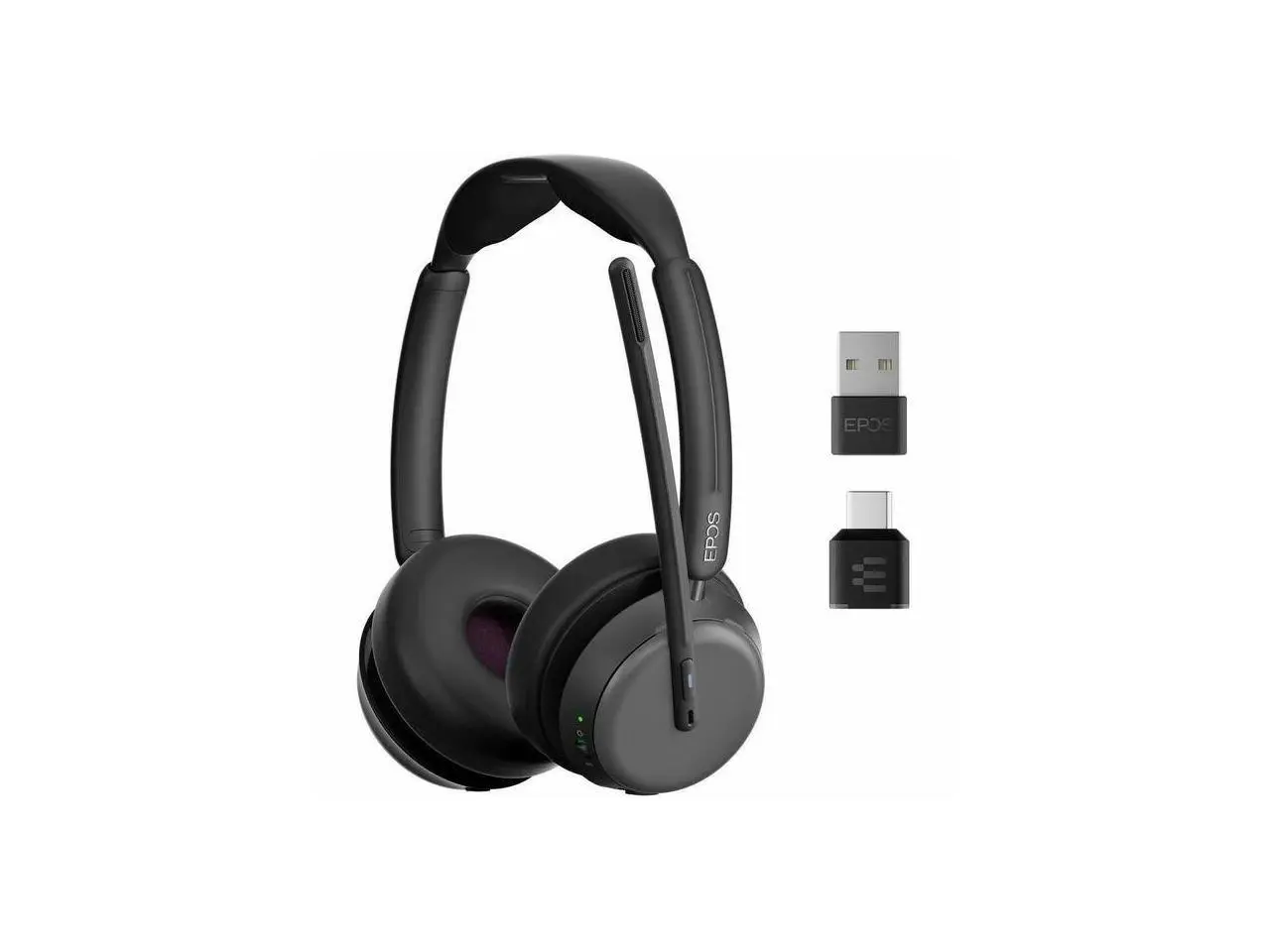 EPOS IMPACT 1000 Headset - Microsoft Teams Certification - Stereo - Wireless - Bluetooth - 98 ft - Over-the-head - Binaural - Supra-aural - Noise Canceling