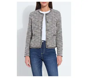 Lysse New York Charlotte Collarless St. Tweed Jacket