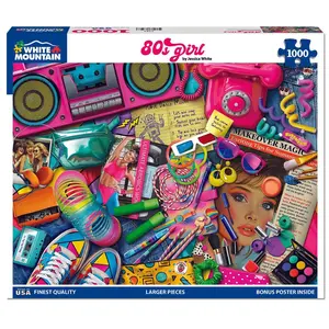 80s Girl (1974pz) - 1000 Piece Jigsaw Puzzle