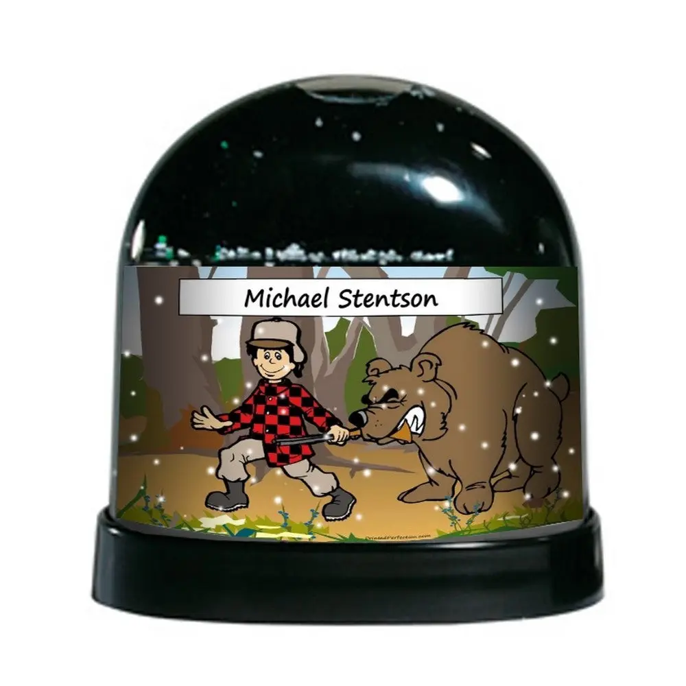Hunter, Male - NTT Personaliztion Snow Globe