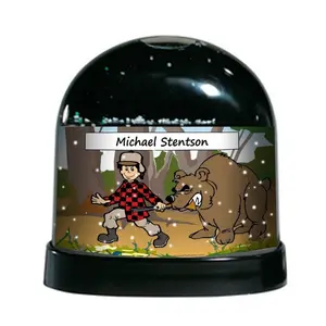 Hunter, Male - NTT Personaliztion Snow Globe