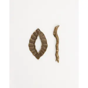 Woodland Toggle, 39x24mm, (1pc)