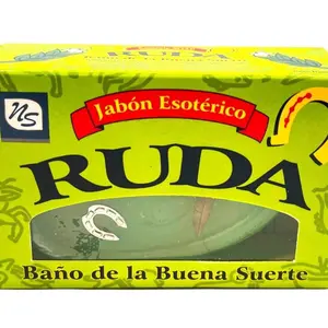 Jabón Esotérico de Ruda para la Buena Suerte NS turmeric soap