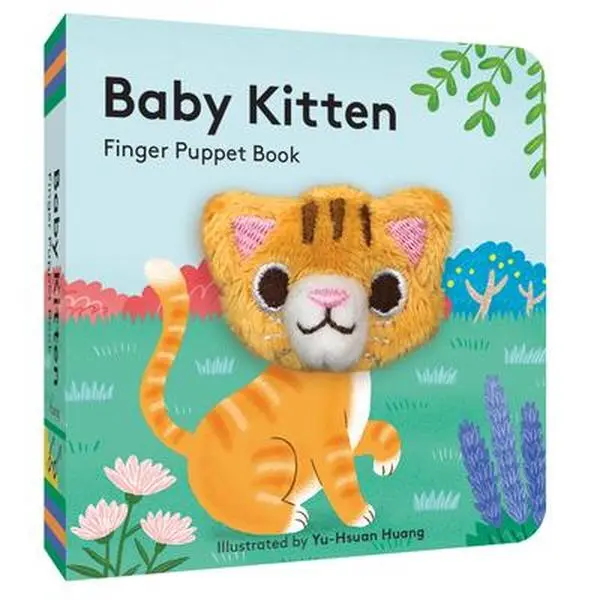 Baby Kitten: Finger Puppet Book: (Board Book with Plush Baby Cat, Best Baby Book for Newborns) -- Chronicle Books, Board Book