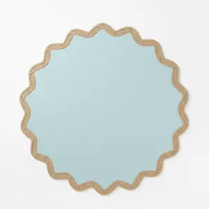 Classic Scallop Hand Tufted Round Rug