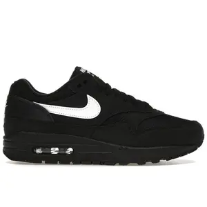 Nike Men's Air Max 1 Black White Swoosh Running Shoes, from StockX