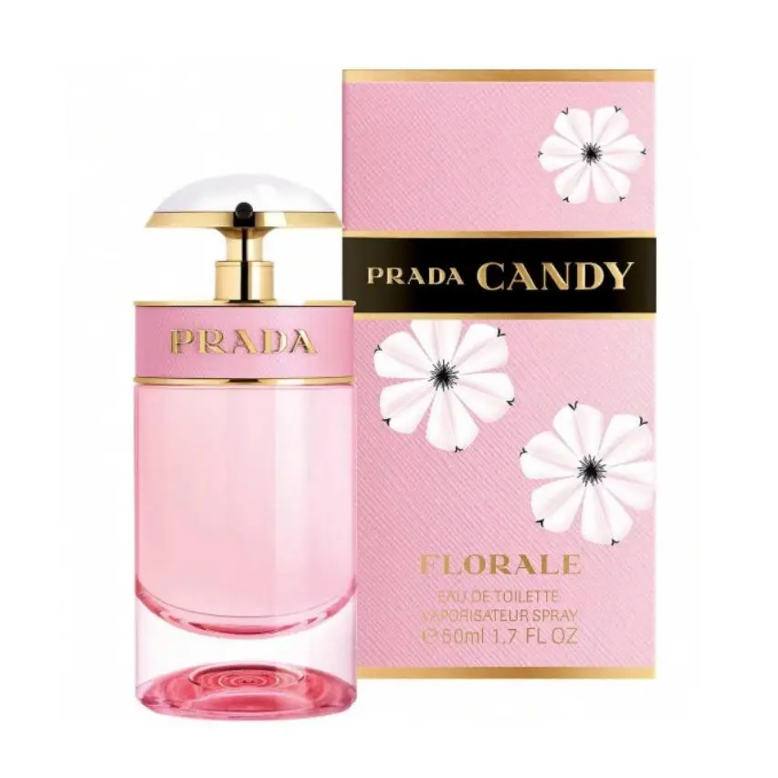 Prada Candy Florale EDT for Women 1.7oz / 50ml - Floral Fruity Fragrance, Light Elegant Perfume, Long-Lasting Scent, Fresh Sweet Romantic Scent