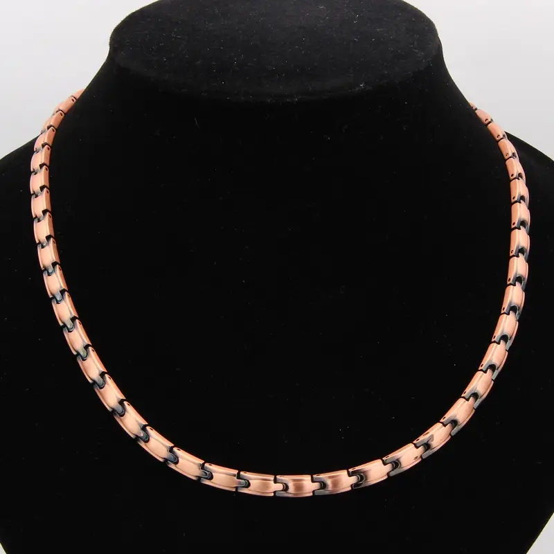 Premium Copper Magnetic, Elegant Necklace for Women & Men, Fashion Jewelry for Party, Daily Decor, Trendy All-match & Exquisite Jewelry for Birthday Gift, Decorative Accessory Necklace