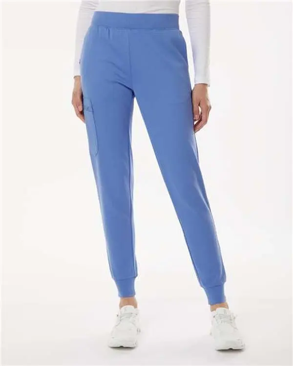 Jaanuu W40001P Women's Rubi Ultrasoft Scrub Joggers - Petite Sizes