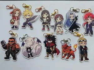 Final Fantasy 7 Acrylic Keychain ,  Perfect Gift for Fans & Collectors