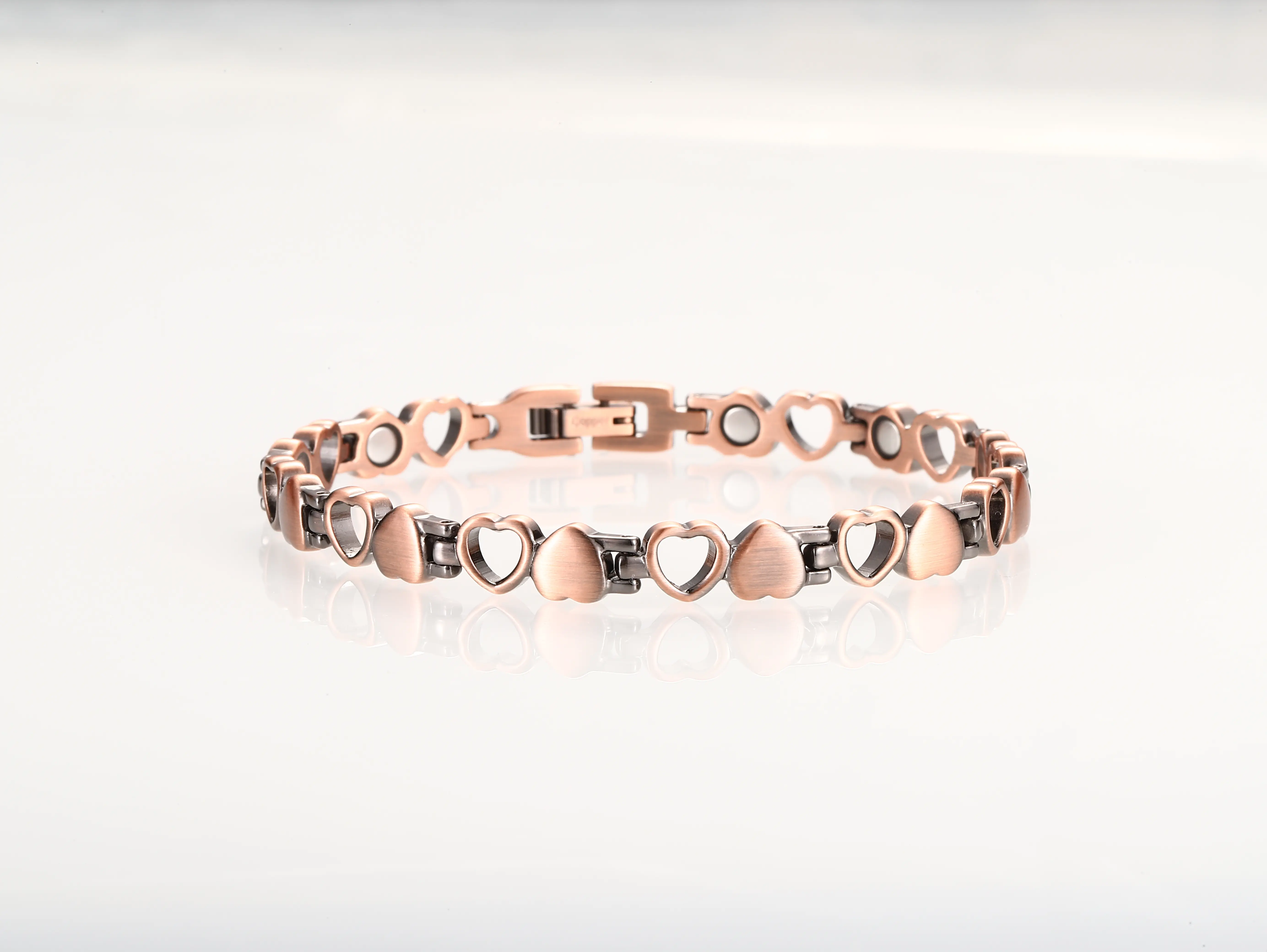 Copper Bracelets for Women, 99.99% Pure Copper Magnetic Bracelets with Effective Neodymium Magnets, Adjustable Jewelry Gift,matching bracelets