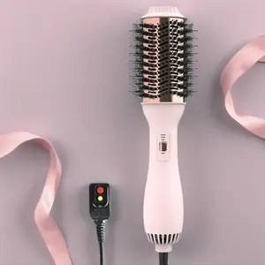 Hair Blow Dryer Brush - Blowout Hot Air Brush, One Step Volumizer, Upgraded Oval Barrel Roller Curling Styler, 3X Faster Drying, Straightener Curling in One