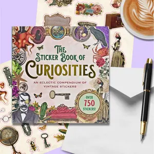 The Sticker Book of Curiosities | An Eclectic Compendium of Vintage Stickers | Over 750 Decals
