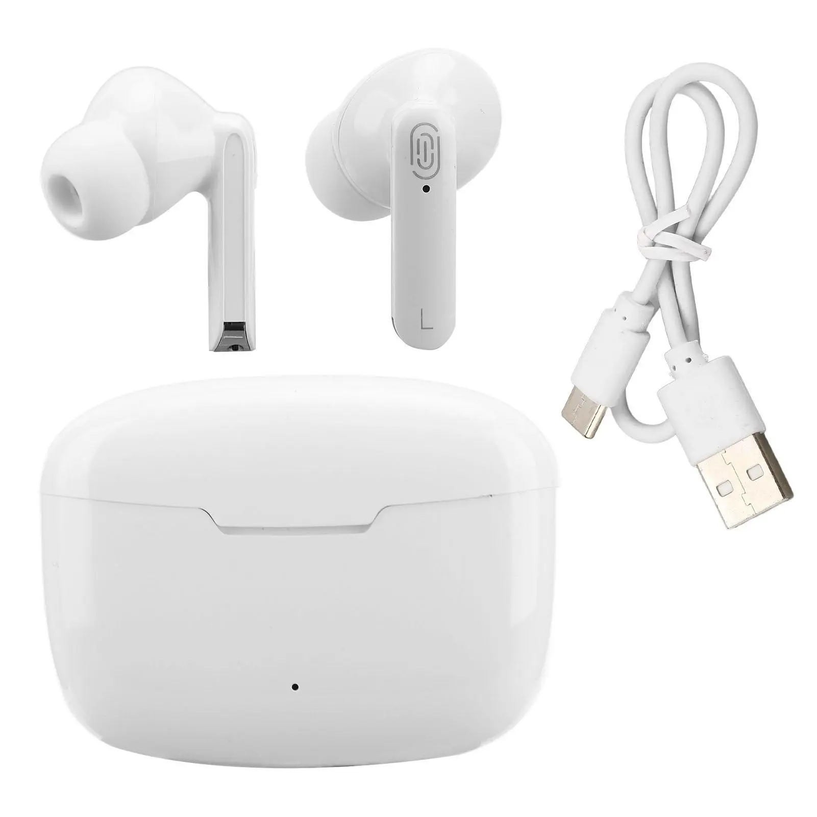 Wireless Translator Earphones - In-Ear Bluetooth 5.3 Headphones with 114-Language High-Accuracy Real-Time Audio Translation, Charging Case, 5V 1A Charging Support, Cable-Included Accessory, Wireless Earphones Headphones, Headset