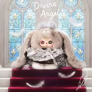 OK---Sweet Baby 400% V2 Plush Blind Box Mystery Boxes Bag Pendant Bunny Soft Collectibles (Hidden Style Probability: 36:1)