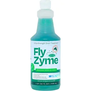 Fly-Zyme, Highly Concentrated Enzyme Drain Cleaner for Pipes, Drain Gel for Fruit Flies,   Degrader & Odor Neutralizer, 32 fl oz