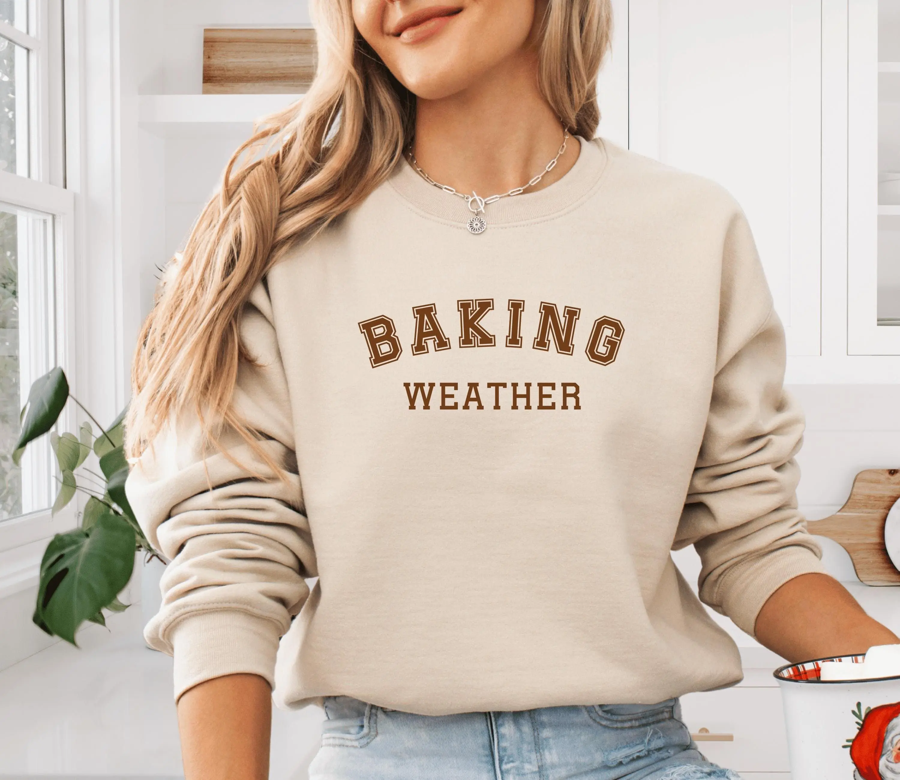 Baking T-Shirt, Sweatshirt & Hoodie – Baking Weather Sweater, Fall Baker, Baker, Baking Gift, Baking Lover Gift, Gift For Friend