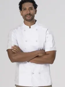 Chef Works Men's Mojave Short Sleeve Chef Coat