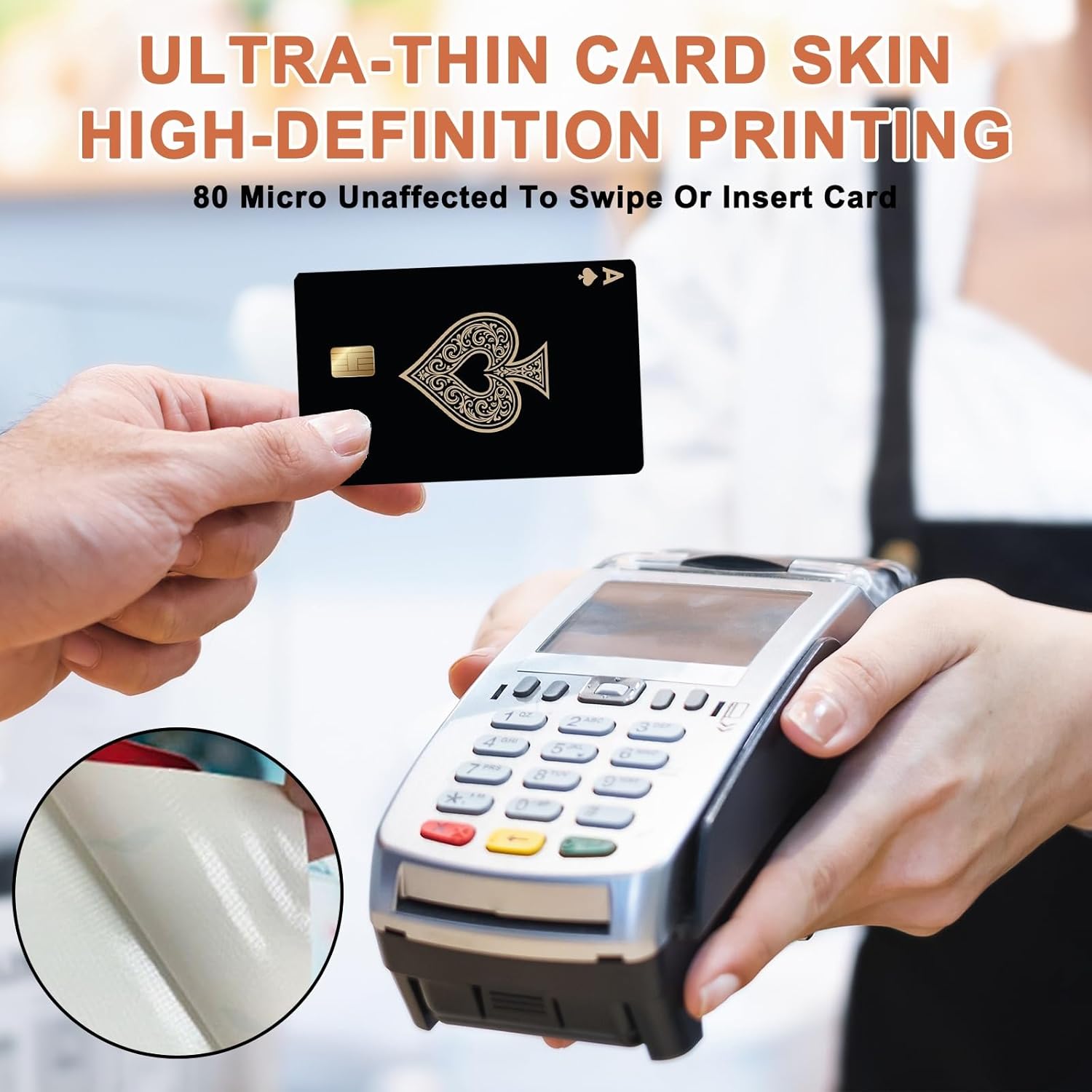 Credit Card Skin Stickers, Funny Debit & Credit Card Cover Decal, Waterproof Vinyl Card Wrap, Removable Scratch-Resistant Stickers for Bank, ID, EBT & Transport Cards, Poker Design, 5 Pack Credit Card Skin Stickers, Funny Debit & Credit Card Cover Decal, Waterproof Vinyl Card Wrap, Removable Scratch-Resistant Stickers for Bank, ID, EBT & Transport Cards, Poker Design, 5 Pack