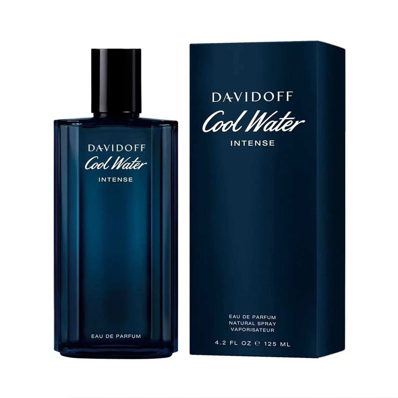 Davidoff Cool Water Intense Eau de Parfum Spray for Men, 4.2 fl oz - Fresh, Aquatic, Long-Lasting Fragrance for Men