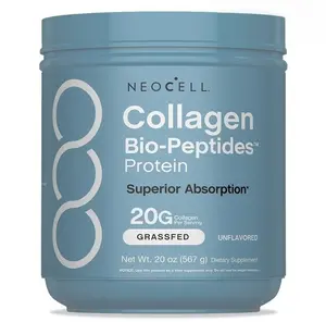 2X NeoCell Collagen Bio-Peptides Powder 20oz 567G - Grassfed Protein Supplement - Advanced with 18 Essential Amino Acids.