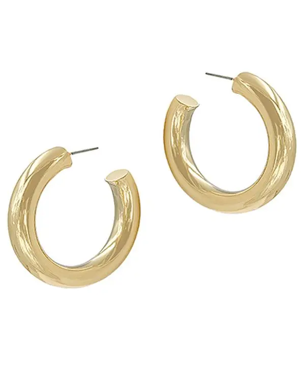 Gracie Thick Hoop Earrings