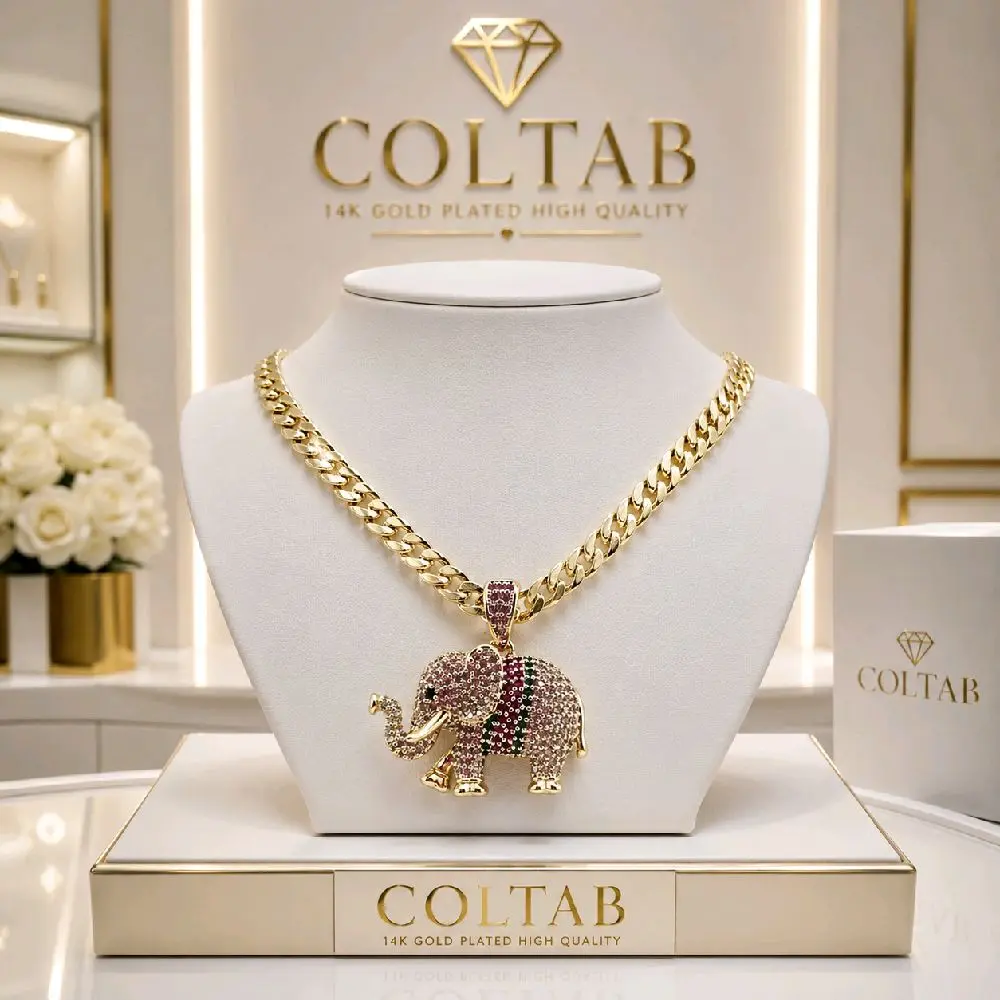 Majestic Elephant Necklace by COLTAB
