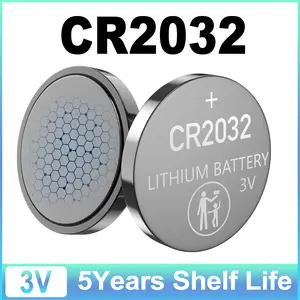 8-Pack CR2032 Lithium Coin Cell Battery, 3 Volt, Long Lasting Power, Mercury-Free  for Key Fobs, Smart Sensors, Scales, Candles