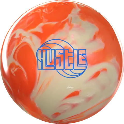 Roto Grip Hustle VP Bowling Ball - Vanilla/Popsicle, VTC Hybrid Reactive Cover, Hustle Core, Versatile Traction Control, Light to Medium Oil Lanes, 11lbs+ Multiple Weights, All Skill Levels, Low Flare Sports Ball