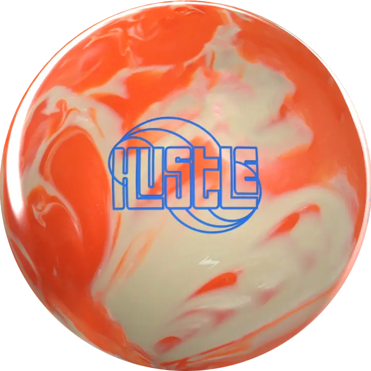 Roto Grip Hustle VP Bowling Ball - Vanilla/Popsicle, VTC Hybrid Reactive Cover, Hustle Core, Versatile Traction Control, Light to Medium Oil Lanes, 11lbs+ Multiple Weights, All Skill Levels, Low Flare Sports Ball