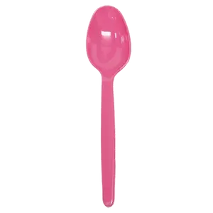 [1,000 ct] PS Plastic Heavy Weight Tea Spoons, Pink