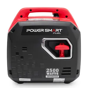 PowerSmart 2500-Watt Portable Gas Inverter Generator, Super Quiet, Hurricane season, High Fuel-Efficient Generator, Lightweight, CARB Compliant, PS5020W