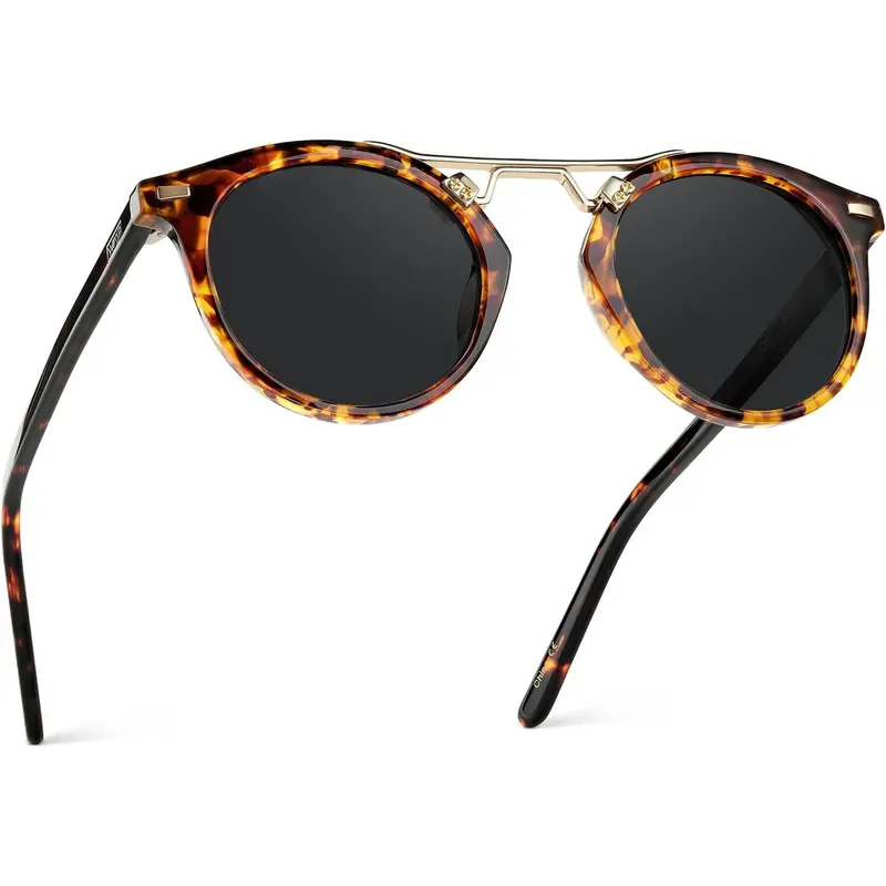 Men Classic RETRO Modern STEAMPUNK Cyber SUN GLASSES Round