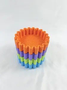 Bright Modular Organizer — 4 Stackable Levels | 3D Printed | Mix & Match Colors
