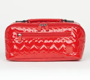 IHKWIP Carry It All Heart Quilted Cosmetic Case