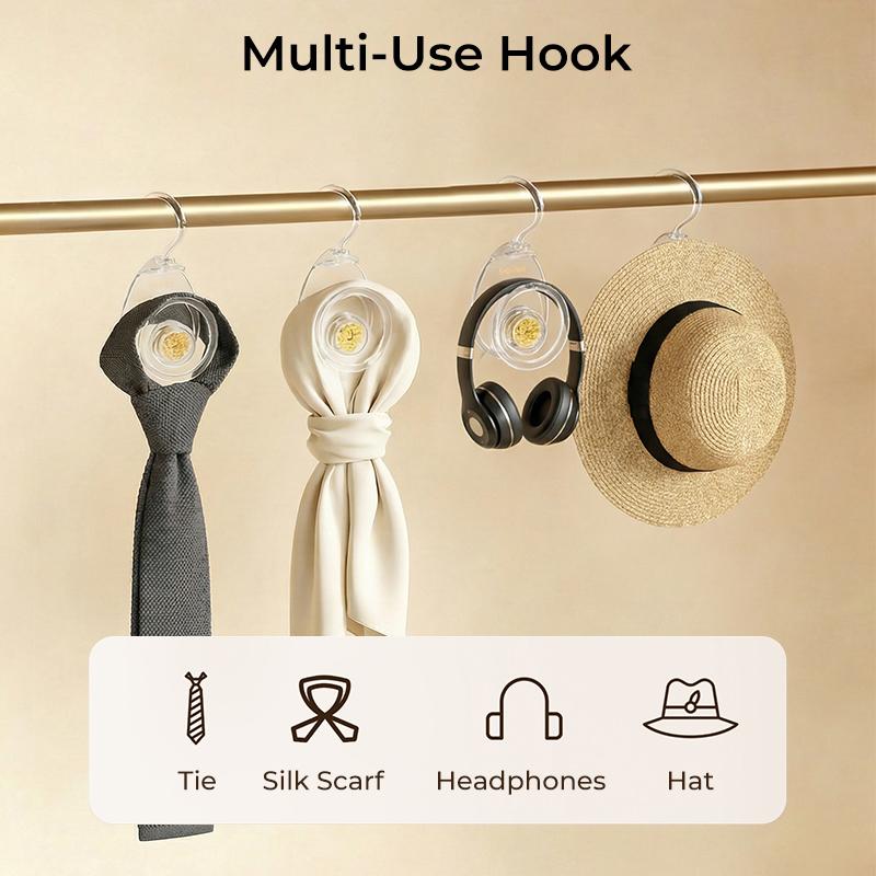 Luxury Clear Acrylic Purse Hanger Durable Closet Organizer Hooks for Bag Storage and Display, Suitable for Hanging Handbags & Backpacks