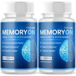 (2 Pack) MemoryOn Pill Nootropic Natural Brain Supplement Memory On 120 Capsules