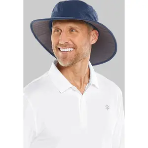 Fore Performance Golf Hat with Wide Brim | Navy