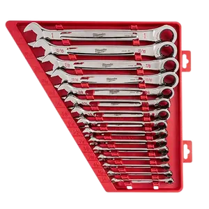 Milwaukee 48-22-9416 15pc Ratcheting Combination Wrench Set - SAE
