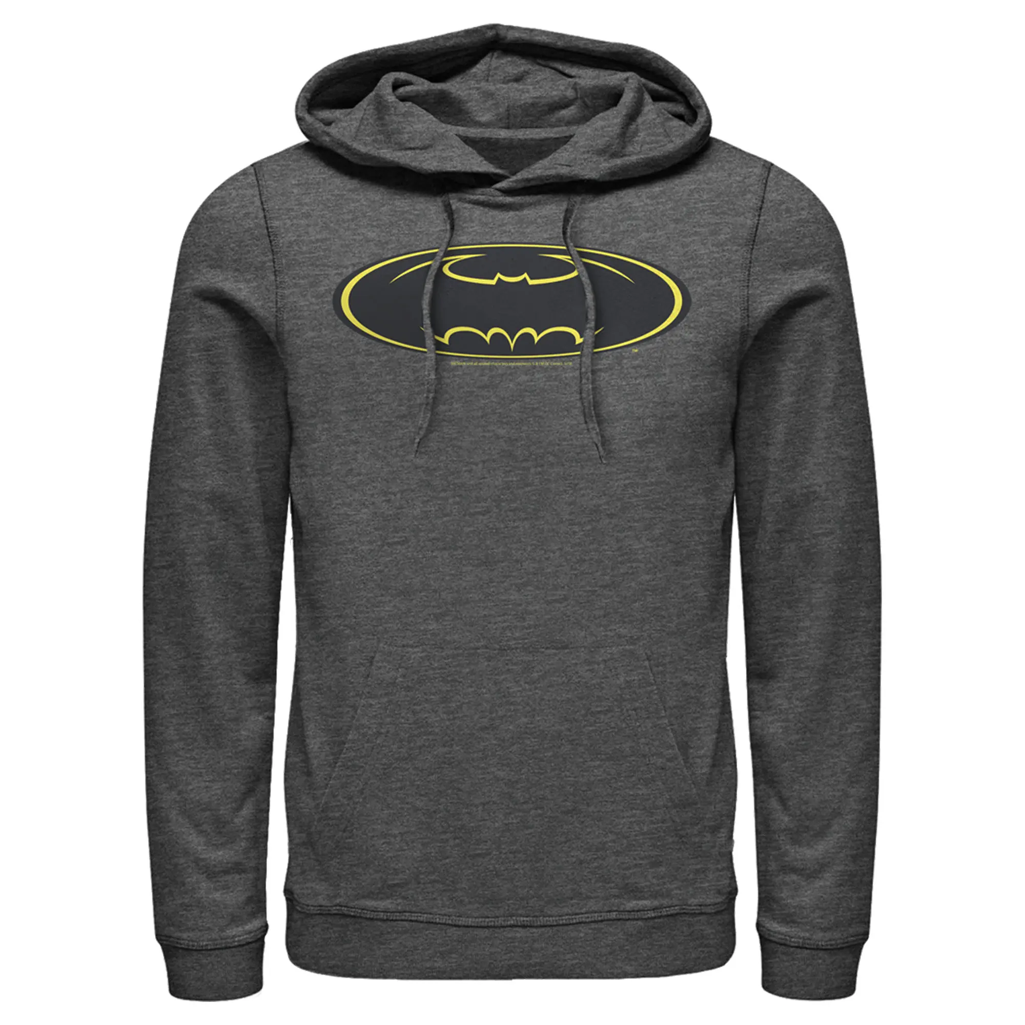 Men's Batman Logo Modern Wing Pull Over Hoodie