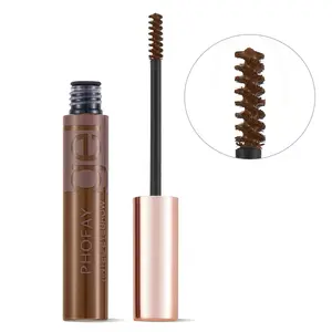 PHOFAY Tinted Eyebrow Gel - Long Lasting Waterproof Makeup Cosmetic 10ML Blendable Formula for Fuller Coverage Water Proof